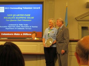 Wildlife Mapping Team named Outstanding Volunteers by York County